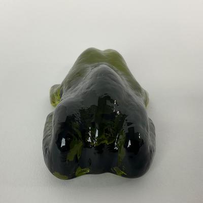 -139- PILGRIM | Green Frog Paperweight