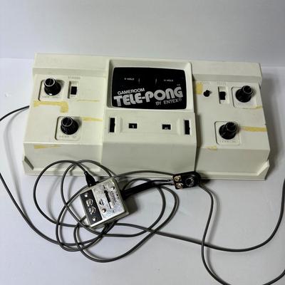 Vintage Gameroom Tele-Pong Video Game in Box by Entex - Great Christmas Gift