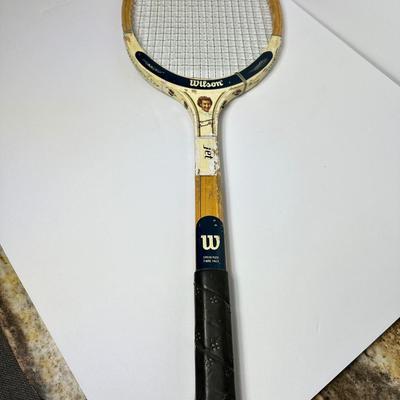 1950â€™s Maureen Connolly Vintage Wooden Tennis Racket