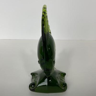 -147- VIKING | Mid Century Epic Green Angel Fish