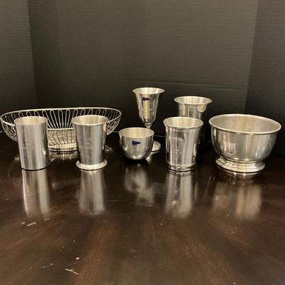 190 Pewter Yacht Trophy Cups and Bowls