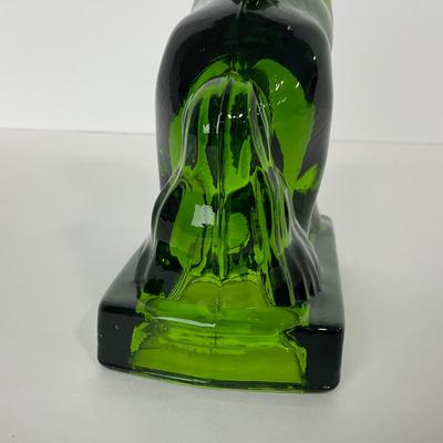 -148- LE SMITH | Rearing Horse Green Bookend