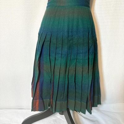 1960's Pendleton Turnabout Reversible 100% Virgin Wool Skirt