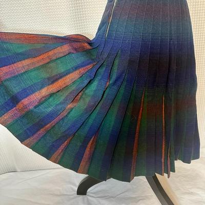 1960's Pendleton Turnabout Reversible 100% Virgin Wool Skirt