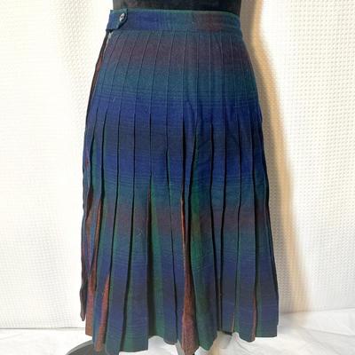 1960's Pendleton Turnabout Reversible 100% Virgin Wool Skirt