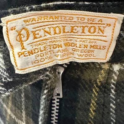 1960's Vintage Pendleton Turnaround Reversible Skirt Made of 100% Virgin Wool