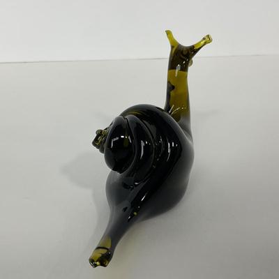 -150- PILGRIM | Green Glass Snail