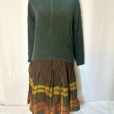 1960s BOHO Pendleton Turnabout Skirt and 100% Virgin Wool Sweater