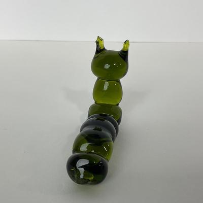-151- PILGRIM | Green Glass Caterpillar