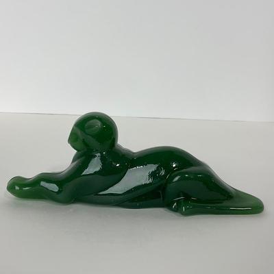 -155- IMPERIAL | Marked Jade Heisey Mold Panther