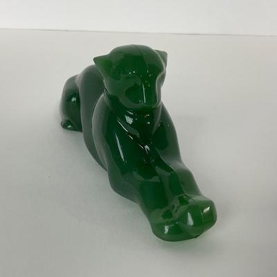 -155- IMPERIAL | Marked Jade Heisey Mold Panther