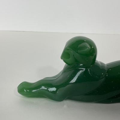 -155- IMPERIAL | Marked Jade Heisey Mold Panther
