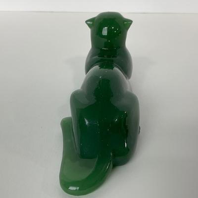 -155- IMPERIAL | Marked Jade Heisey Mold Panther