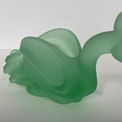 -156- IMPERIAL | Cathay Green Satin Dragon Phoenix