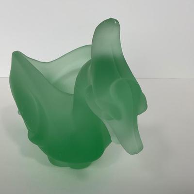 -156- IMPERIAL | Cathay Green Satin Dragon Phoenix
