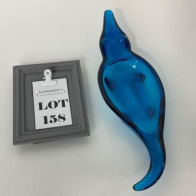 -158- VIKING | Blue Alligator Ash Tray