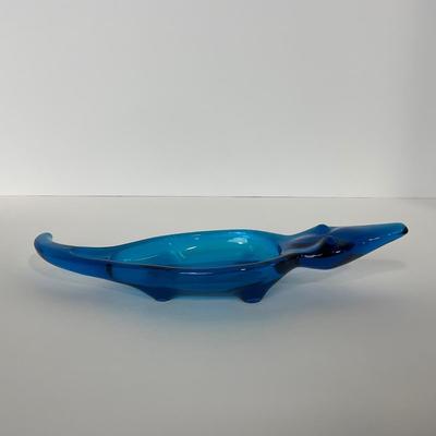 -158- VIKING | Blue Alligator Ash Tray