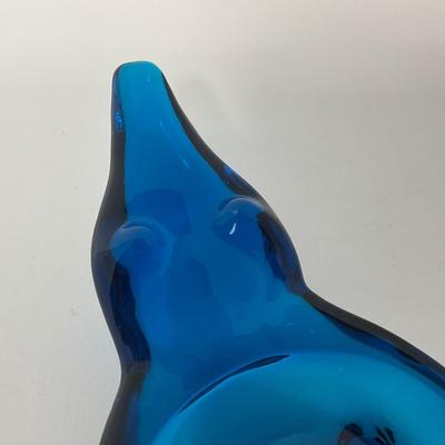 -158- VIKING | Blue Alligator Ash Tray