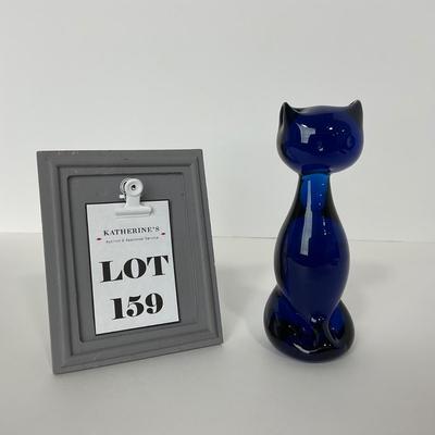 -159- VIKING | Mid Century Blue Cat