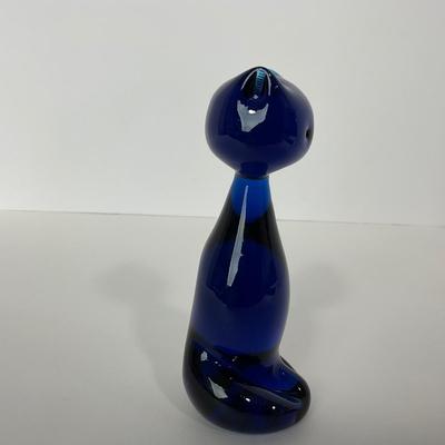 -159- VIKING | Mid Century Blue Cat