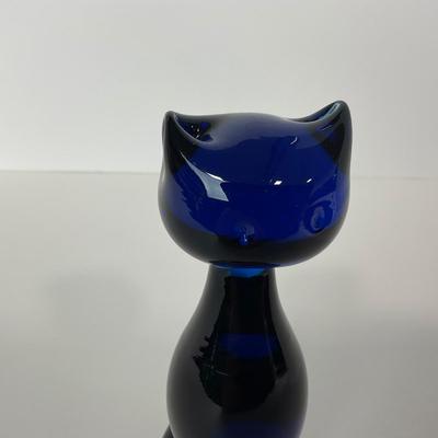 -159- VIKING | Mid Century Blue Cat