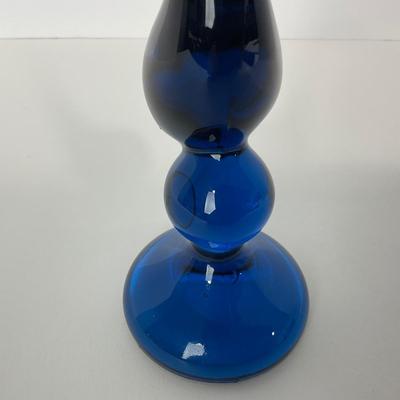 -160- VIKING | Mid Century Blue Long Tail Bird