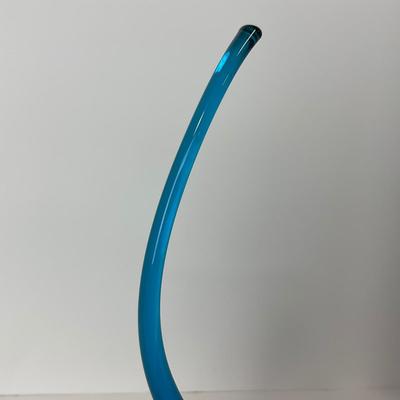 -160- VIKING | Mid Century Blue Long Tail Bird