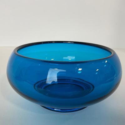 -166- VIKING | Mid Century Bluenique Long Tail | Candy Dish