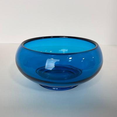 -166- VIKING | Mid Century Bluenique Long Tail | Candy Dish