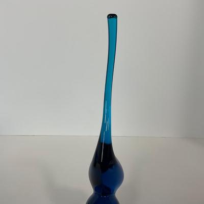 -166- VIKING | Mid Century Bluenique Long Tail | Candy Dish