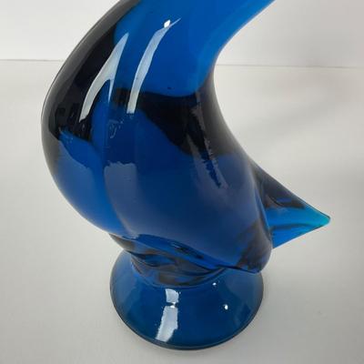 -167- VIKING | Mid Century Epic Bluenique  Duck | Curved Neck