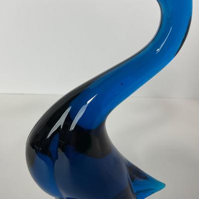 -167- VIKING | Mid Century Epic Bluenique  Duck | Curved Neck