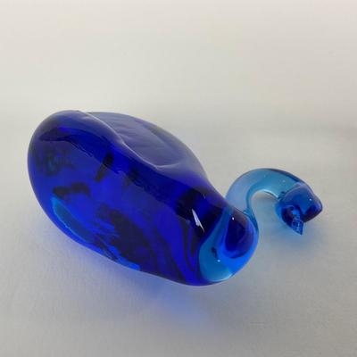 -173- PILGRIM | Blue Swan Paperweight