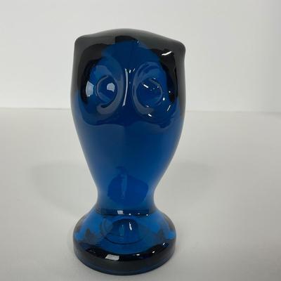 -174- VIKING | Blue Owl Paperweight