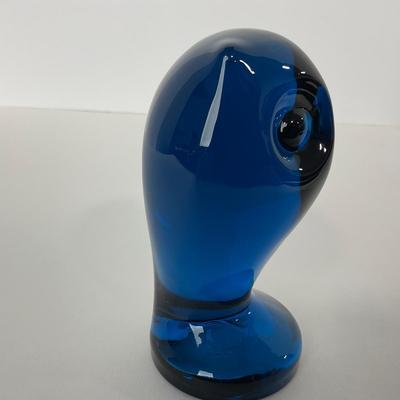 -174- VIKING | Blue Owl Paperweight