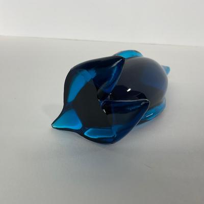 -175- VIKING | Mid Century Blue Penguin Figure