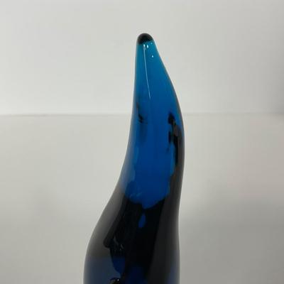 -175- VIKING | Mid Century Blue Penguin Figure