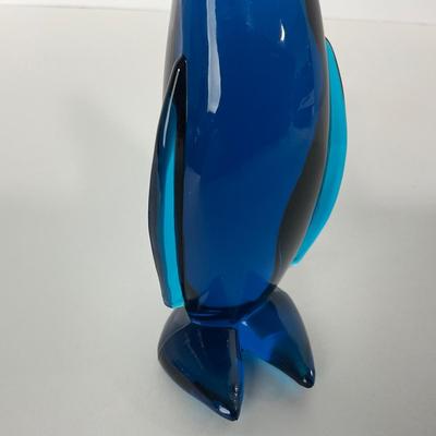 -175- VIKING | Mid Century Blue Penguin Figure
