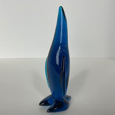 -175- VIKING | Mid Century Blue Penguin Figure
