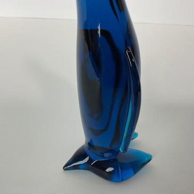 -175- VIKING | Mid Century Blue Penguin Figure