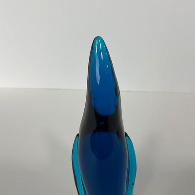 -175- VIKING | Mid Century Blue Penguin Figure