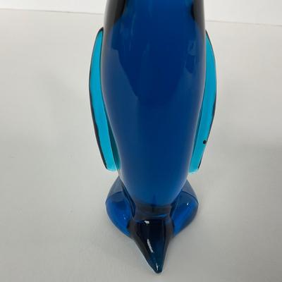 -175- VIKING | Mid Century Blue Penguin Figure
