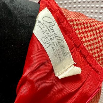 1960's Pendleton Shift Dress - 100% Virgin Wool