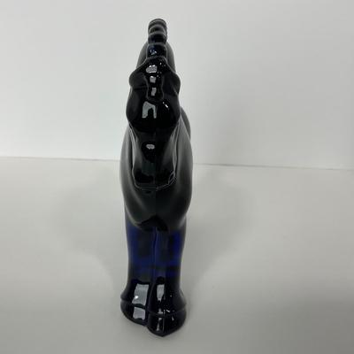-177- LONGABERGER | Heisey Mosser Cobalt Blue Marked Clydesdale