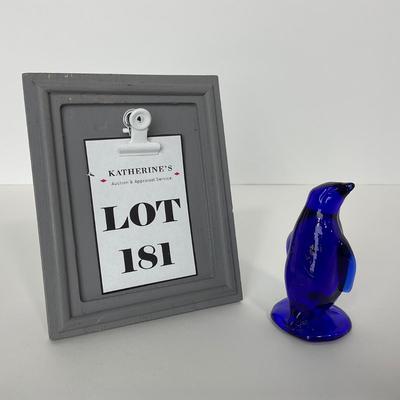 -181- BOYD | Marked & Signed Royal Blue Penguin