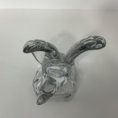 -184- CAMBRIDGE | Clear Glass Eagle Bookend
