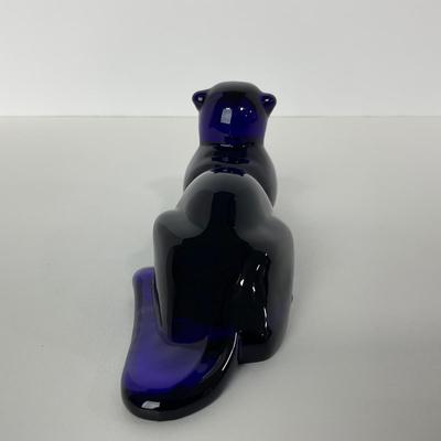 -185- HEISEY | By Mosser Imperial Marked Blue Panther