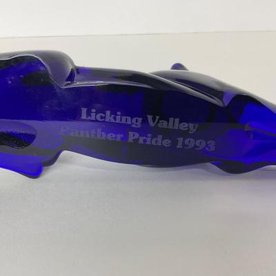 -185- HEISEY | By Mosser Imperial Marked Blue Panther