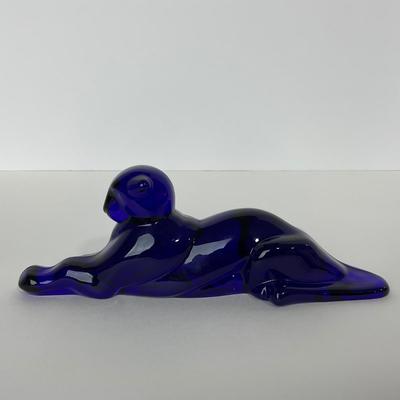 -185- HEISEY | By Mosser Imperial Marked Blue Panther