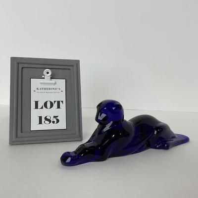 -185- HEISEY | By Mosser Imperial Marked Blue Panther